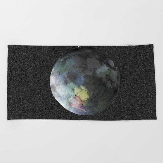 Man on the Moon Beach Towel
