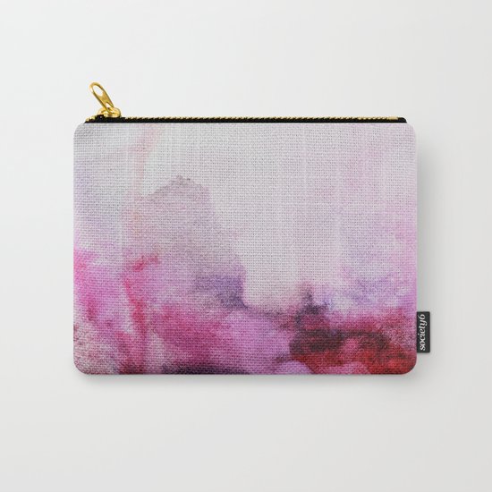 Abstract Red Carry-All Pouch