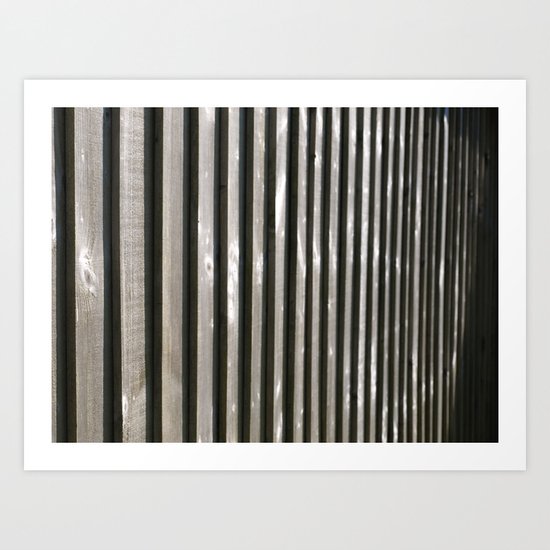 PARALLEL LINES SHADES OF GREY Art Print