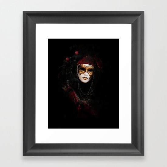 Mask 6 Framed Art Print
