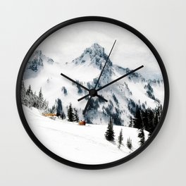 Snow Camp Paradise Wall Clock | Sceniclandscape, Hiking, Washington, Color, Mountains, Camping, Climbing, Photo, Nature, Mtrainier 