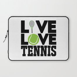 Live love Tennis Laptop Sleeve