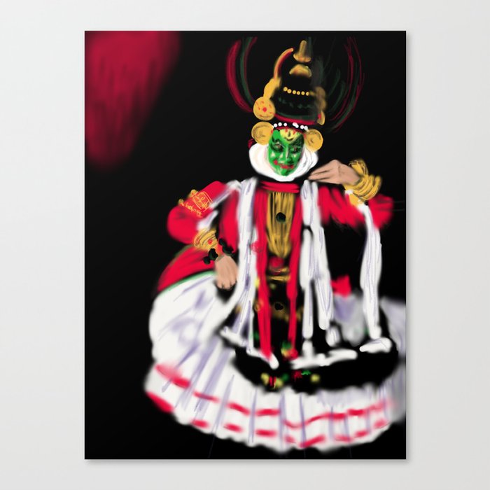 25 Kathakali…Kerala dance art form Canvas Print by OracleArtist Society6
