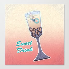 Sweet Drink Canvas Print