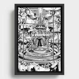 AL BUEN TIEMPO, MALA CARA Framed Canvas