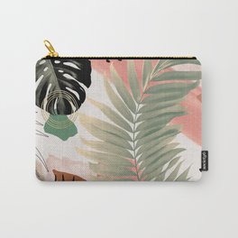 Palm Leaf Summer Glam #1 #tropical #decor #art #society6 Carry-All Pouch