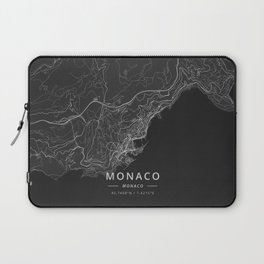 Monaco, Monaco - Dark Laptop Sleeve