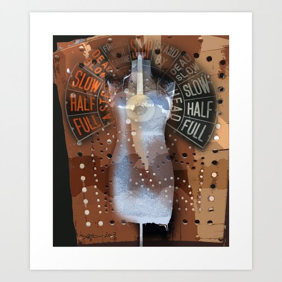 FULL SPEED AHEAD Art Print