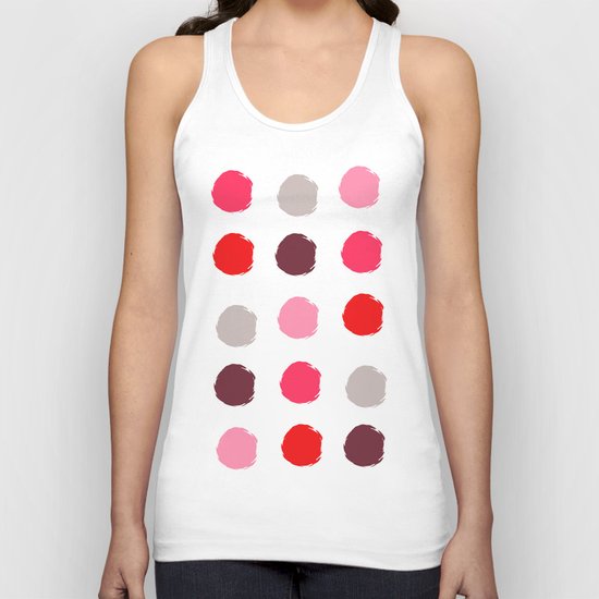 Fancy polka dot Unisex Tank Top
