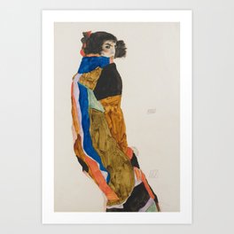 Egon Schiele - Moa (Dancer) Art Print