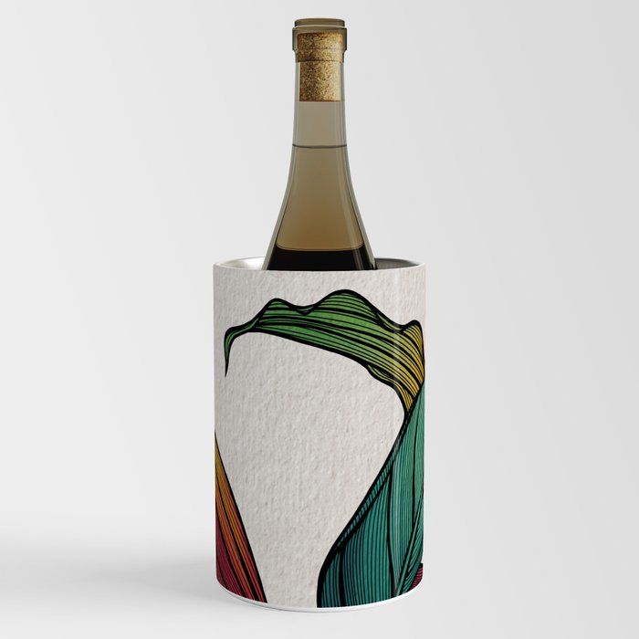 Exotic Colorful Leaves No. 1 Wine Chiller