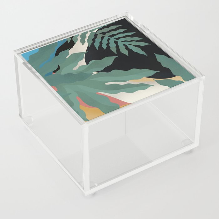 Tropical canal aerial view Acrylic Box