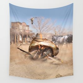 Cowboy Hermit Crab Wall Tapestry