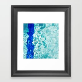 Pool Abstract Framed Art Print