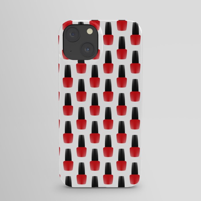 Red Nail Polish iPhone Case