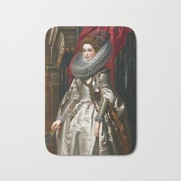 Marchesa Brigida Spinola Doria (1606) by Peter Paul Rubens Bath Mat | Flemish, Vintage, Nature, Historical, Retro, Reformation, Queen, Painting, Peter, Empire 