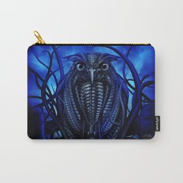 Mechanical Owl - Blue Carry-All Pouch