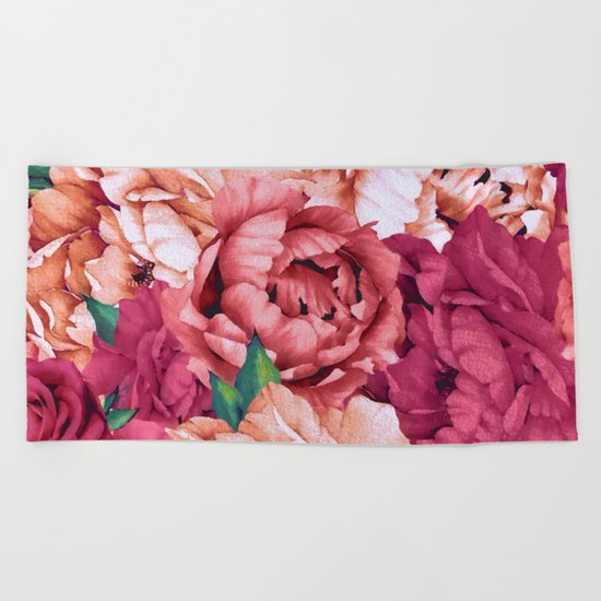 Summer flowers II Beach Towel