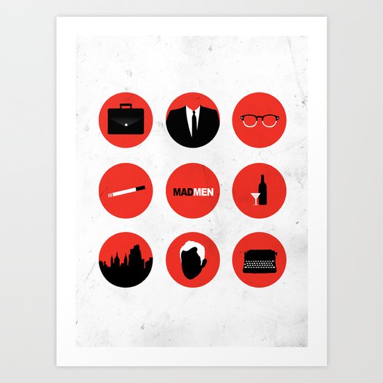 Mad Men Art Print