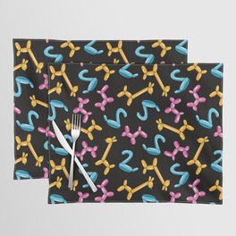 Balloon Animals Retro Repeating Pattern  Placemat