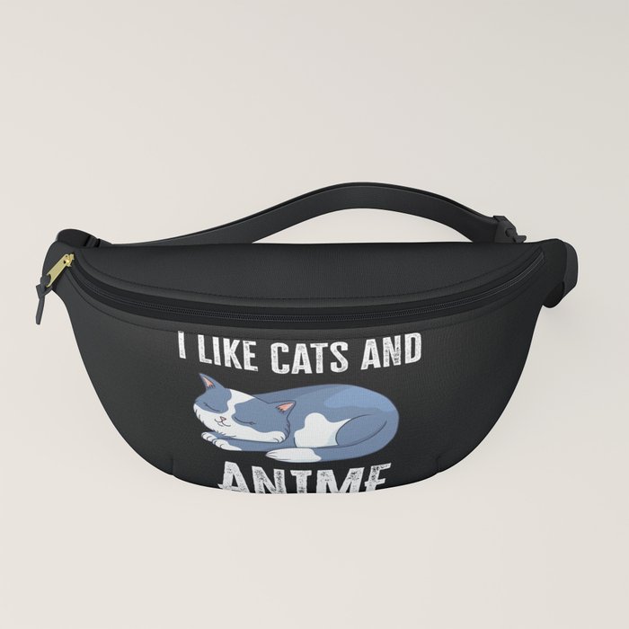 I like Cats and Anime Gift Fanny Pack by SH4RK DESIGN Society6