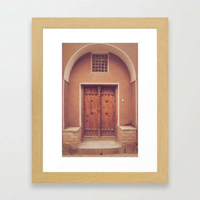 Abyaneh Door #3 (from the series 'Iranian Doors') Framed Art Print