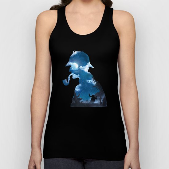 The Terrible Hound on the Moorland Unisex Tank Top