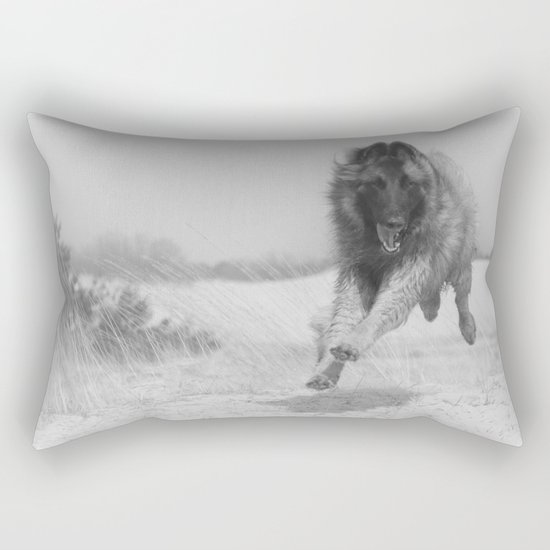 Happy dog Rectangular Pillow