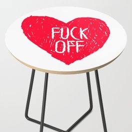 Fuck Off Side Table