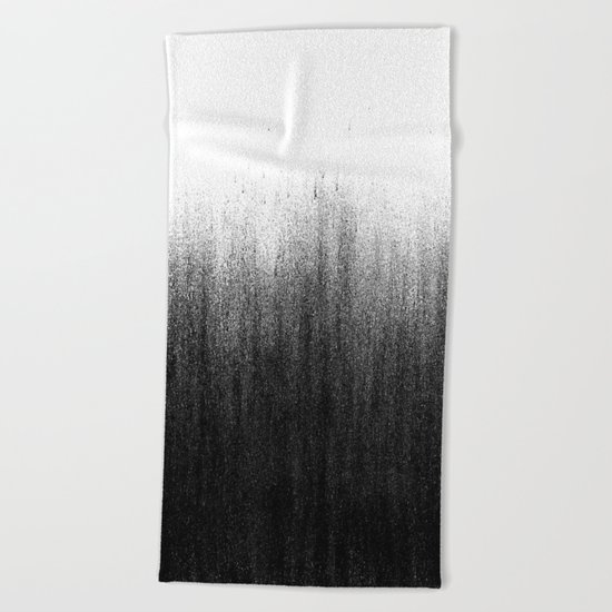Charcoal Ombré Beach Towel