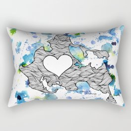 Shelter Island Love Summer 2014 Rectangular Pillow