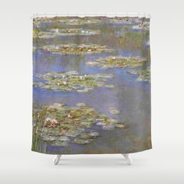 Monet, water lilies or nympheas 5 w1675 water lily Shower Curtain