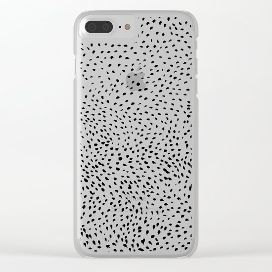 Dots 02 Clear iPhone Case