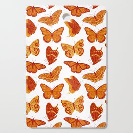 Texas Butterflies – Orange and Yellow Pattern Cutting Board
