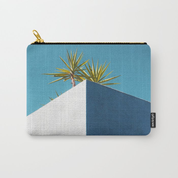 Cactus blue white Carry-All Pouch