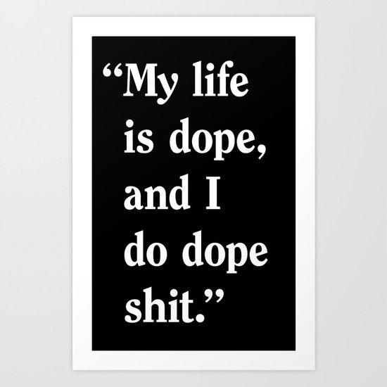 K. West Art Print