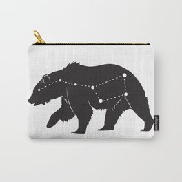Ursa Major Bear Carry-All Pouch | Stars, Minimalist, Forest, Digital, Ursamajor, Brownbear, Bigdipper, Grizzlybear, Cute, Animal 