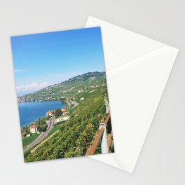 Vineyards of Epesses, Switzerland Stationery Cards