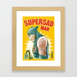 Supersadman Framed Art Print