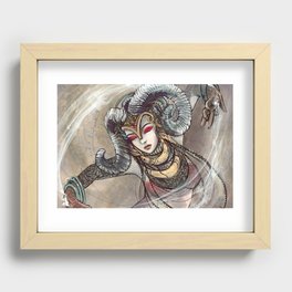 Zodiac Sign: Aries Recessed Framed Print