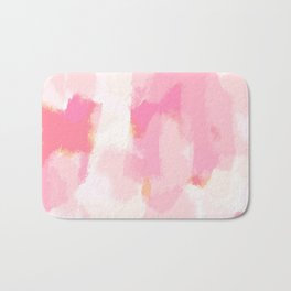 Adonia - blush pink abstract art Badematte