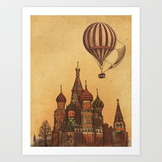 Moving to Moscow Art Print