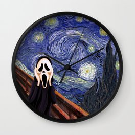 Scream Scary movie Wall Clock