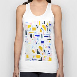 'Fading Memories' by Ejaaz Haniff Colorful Art Abstract Painting Acrylic Painting Fun Shapes Pattern Tank Top