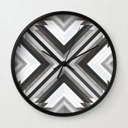 Cross Pattern Wall Clock