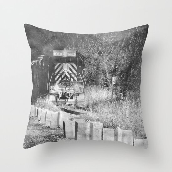 Train Spotting Throw Pillow