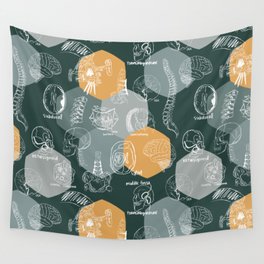 Neurosurgery Sketches Wall Tapestry