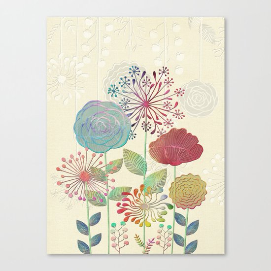 Flower Tales Canvas Print