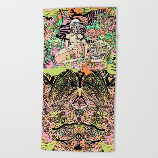 Luminous for a Moment Beach Towel