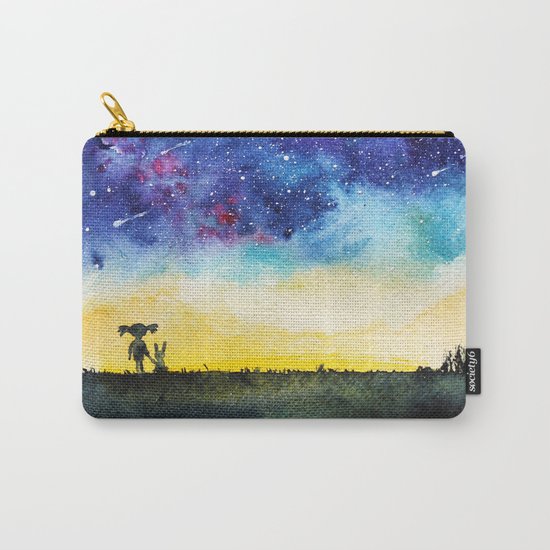 Making wishes on a shooting star Carry-All Pouch